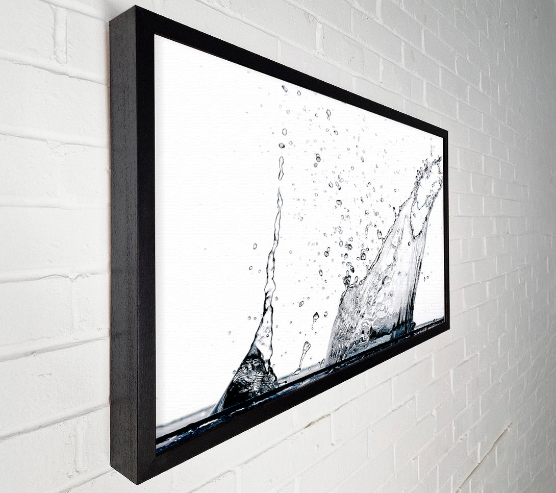  A Canvas Print of Water Splash Eruption Canvas Wall Art