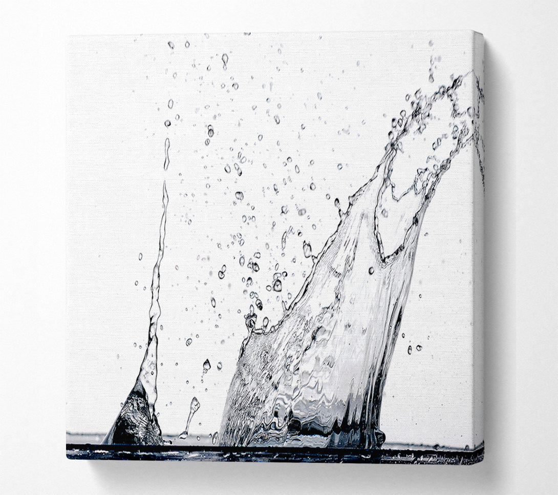  A Canvas Print of Water Splash Eruption Canvas Wall Art