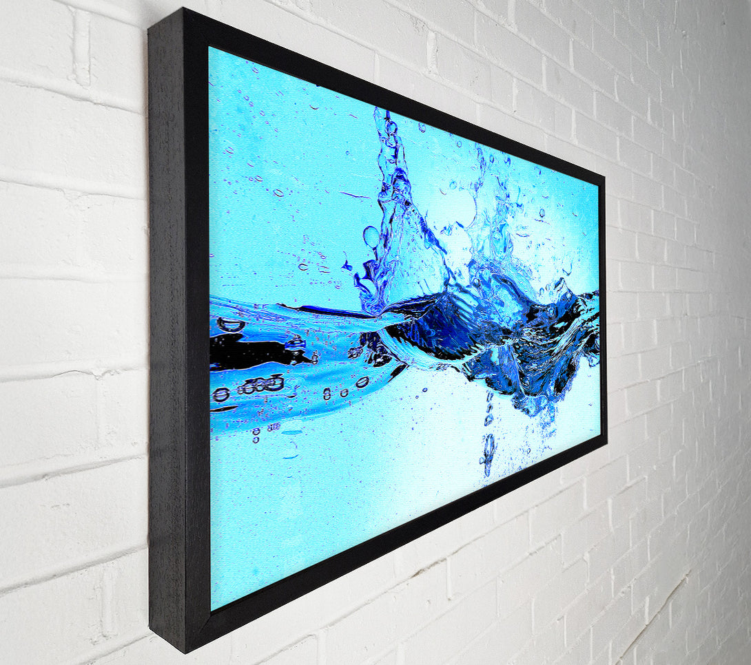  A Canvas Print of Crash Of The Water Splash Canvas Print