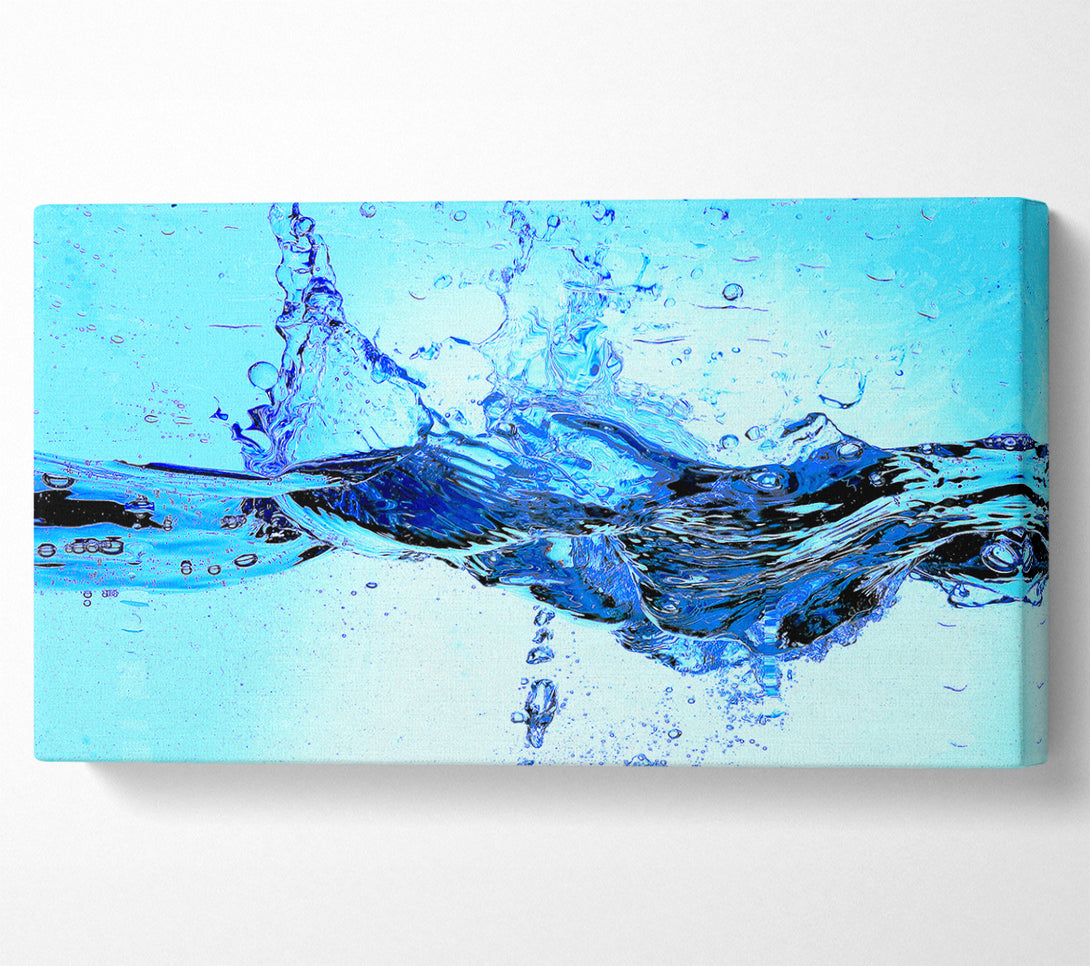  A Canvas Print of Crash Of The Water Splash Canvas Print