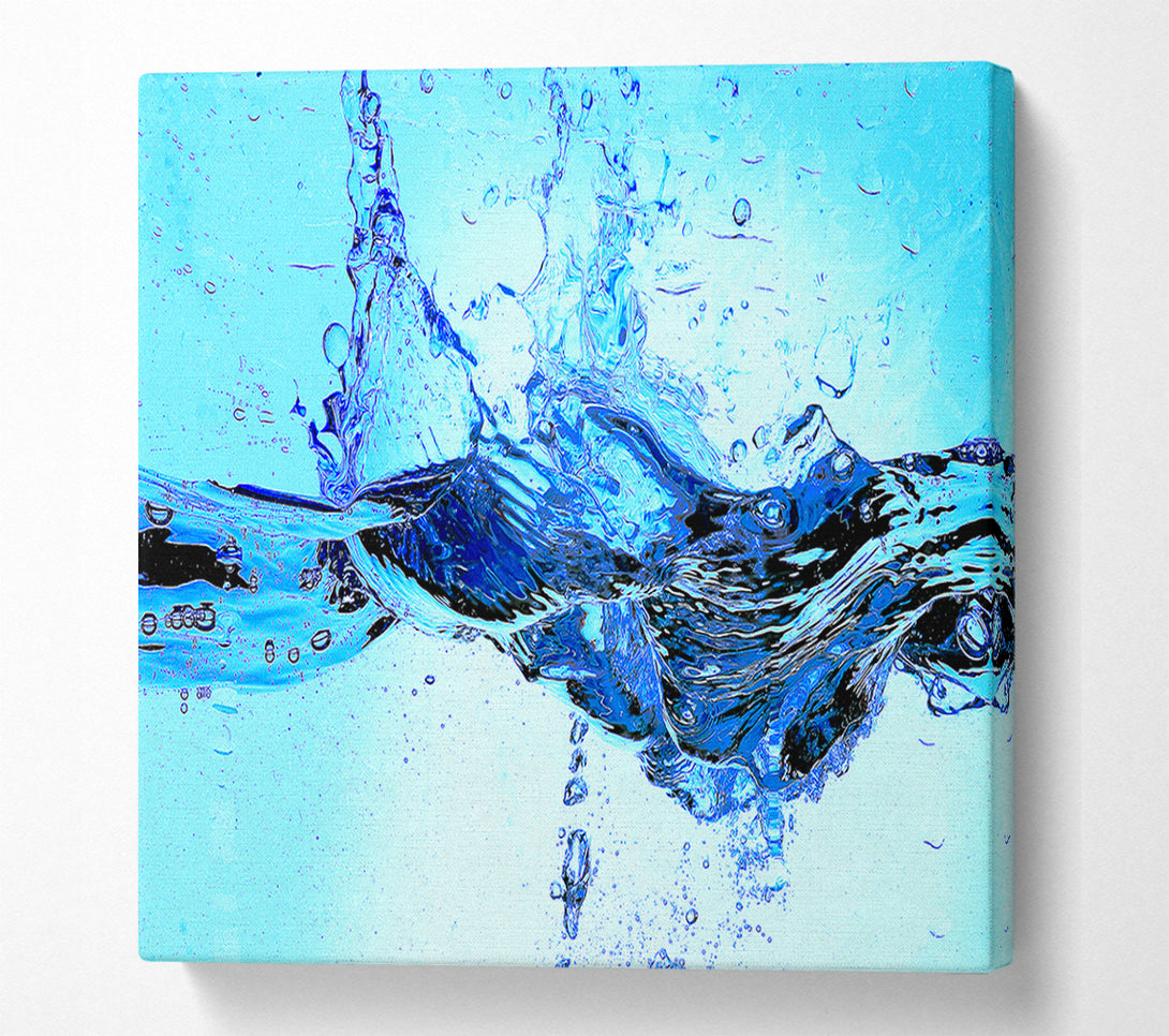  A Canvas Print of Crash Of The Water Splash Canvas Print