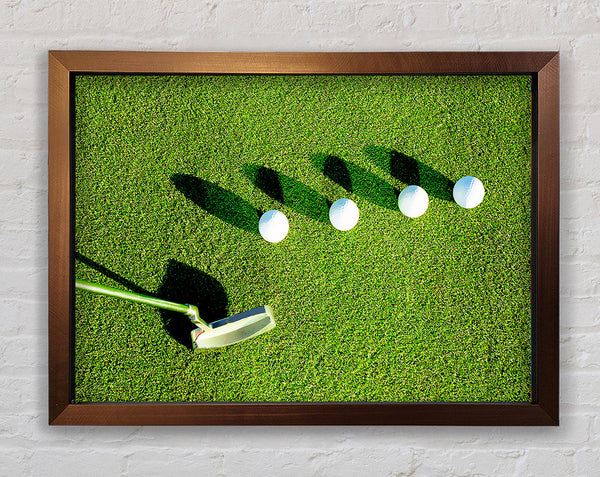 Golf Any One Framed Print