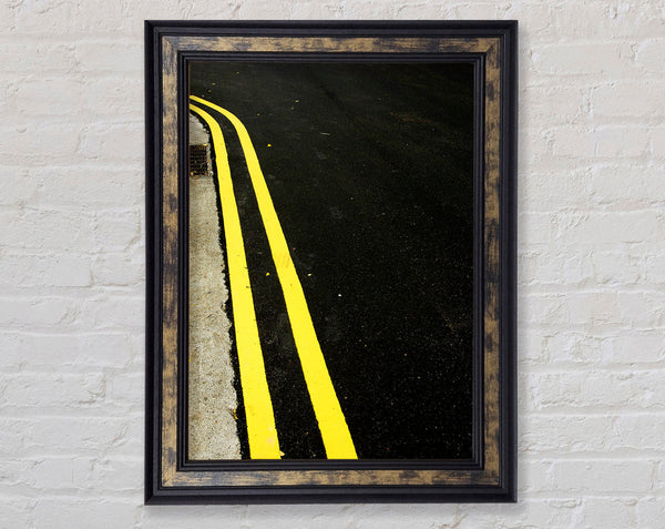 Yellow Twins Framed Print