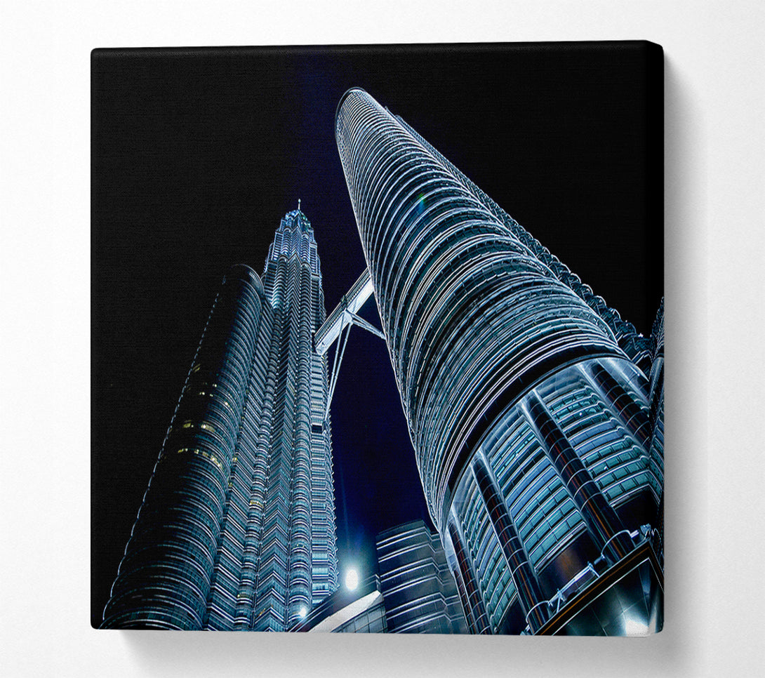  A Canvas Print of Building Towers Canvas Print