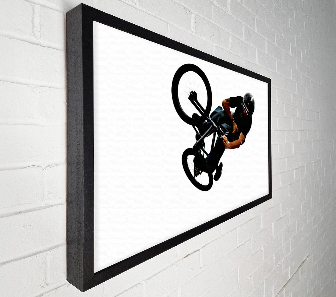  A Canvas Print of Bmx 180 Twist Canvas Art