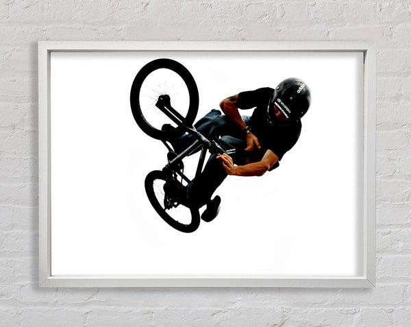 Bmx 180 Twist Framed Print