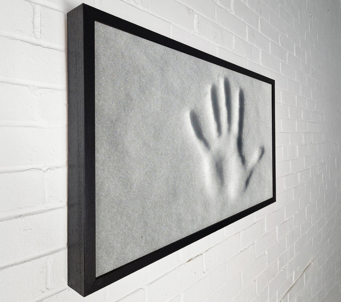  A Canvas Print of Hand Print Of Time Canvas Print