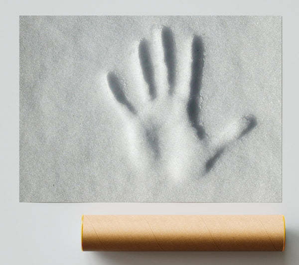 Hand Print Of Time Poster