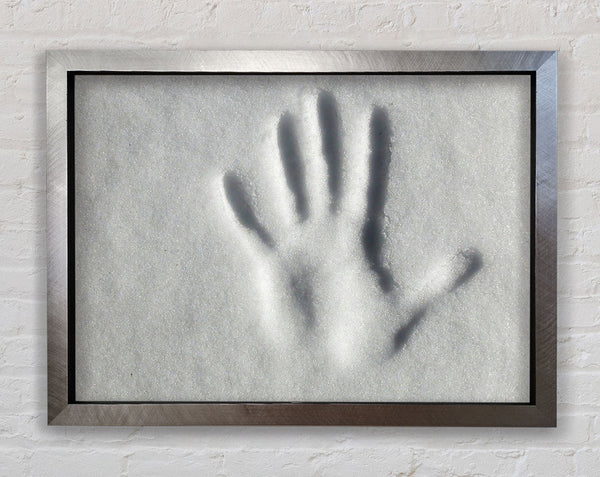 Hand Print Of Time Framed Print