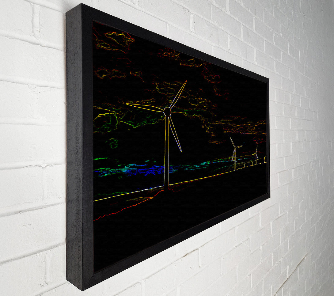  A Canvas Print of Wind Farm 02 Canvas Art
