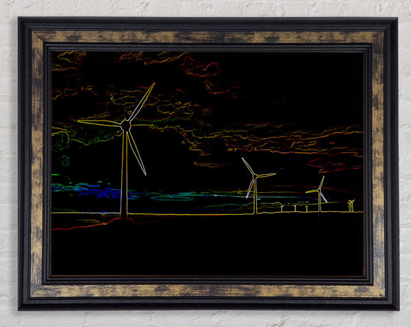 Wind Farm 02 Framed Print