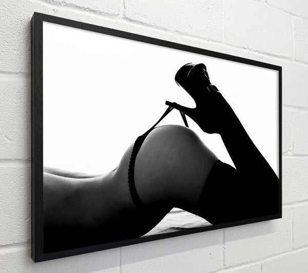 G-String Stockings B n W