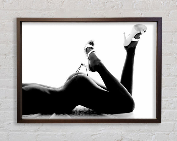 G-String Heels Framed Print