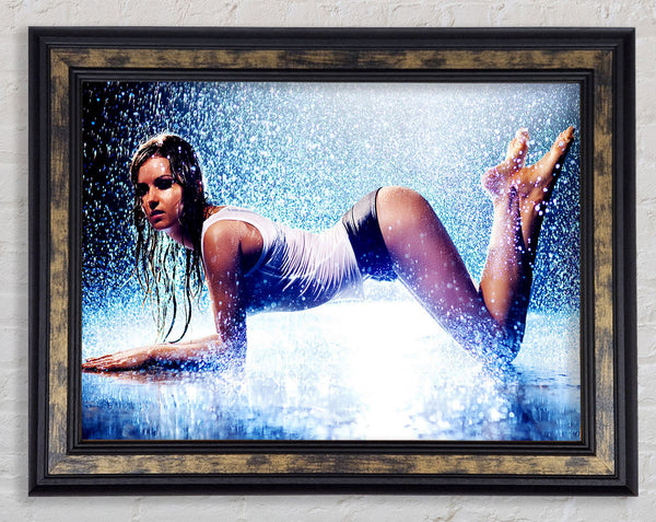 Nudes Canvas Dance Framed Print