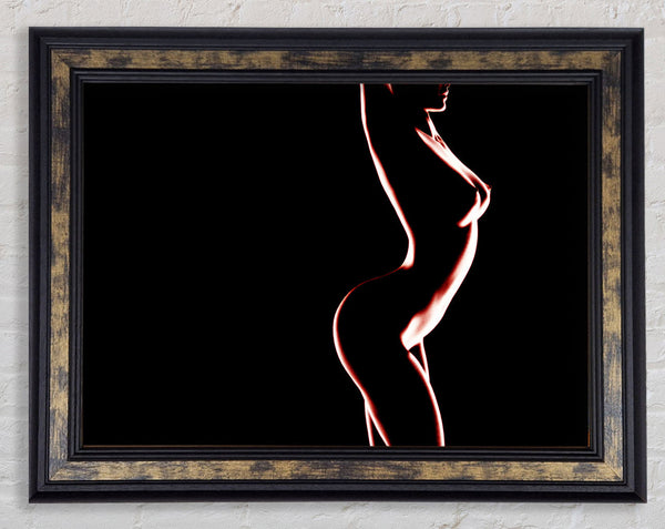 Red Body Framed Print