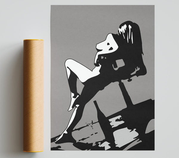 Sun Drenched Woman Print
