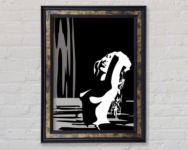 Erotic Waterfall Framed Print