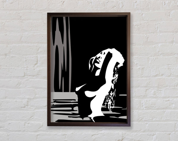 Erotic Waterfall Framed Print