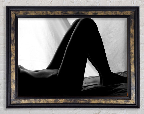 The Art Of A Womans Body Framed Print