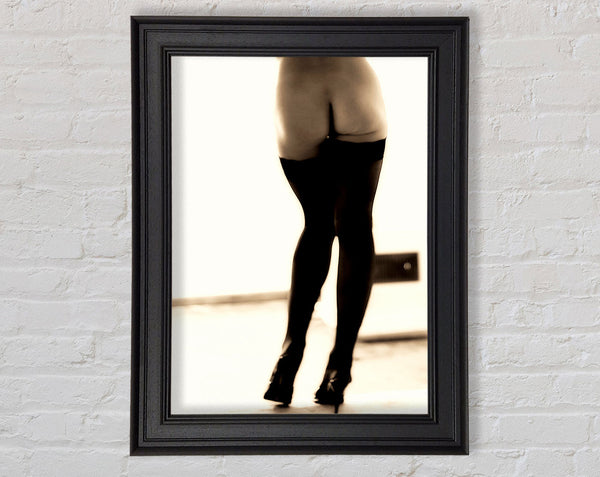 Cheeky Legs Framed Print