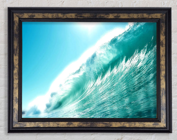 Wave Big For Surfers Framed Print