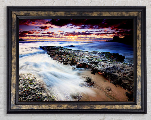 The Swell Of The Ocean Framed Print