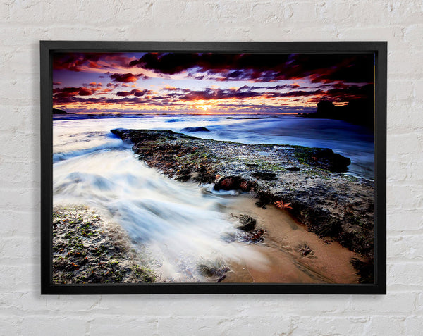 The Swell Of The Ocean Framed Print