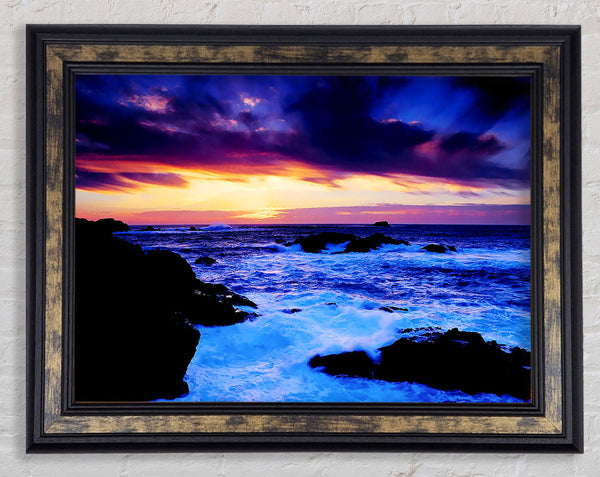 The Oceans Ebb Framed Print