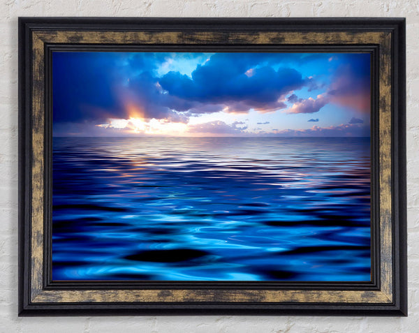 The Ocean At Daybreak Framed Print