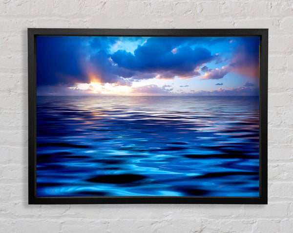 The Ocean At Daybreak Framed Print