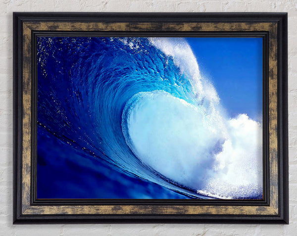 The Giant Wave Framed Print