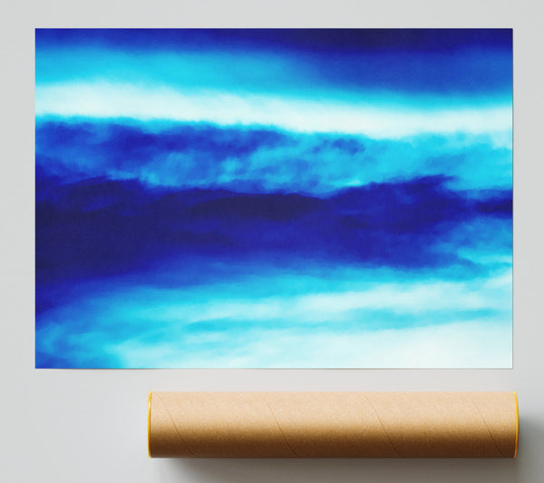 The Blue Mist Print