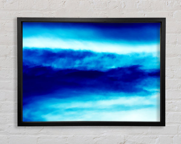 The Blue Mist Framed Print
