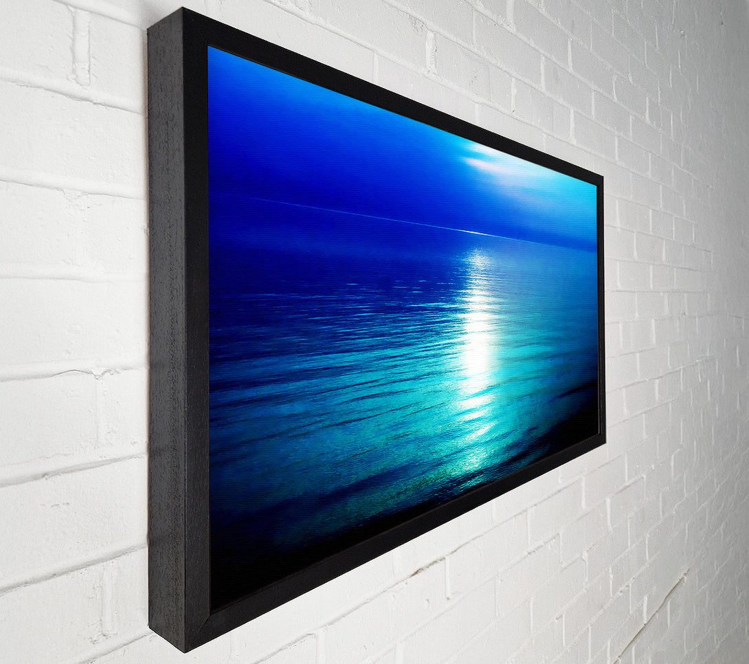  A Canvas Print of Serenity Blue Canvas Art