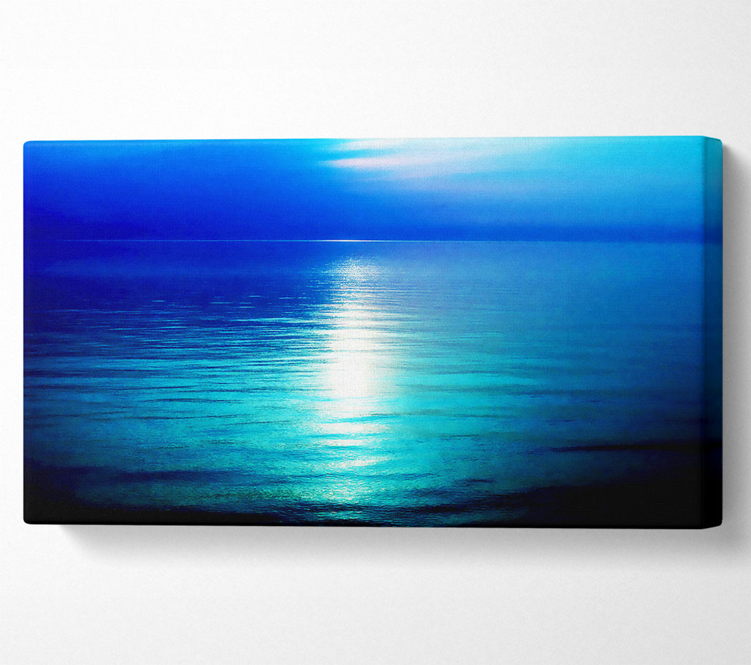  A Canvas Print of Serenity Blue Canvas Art
