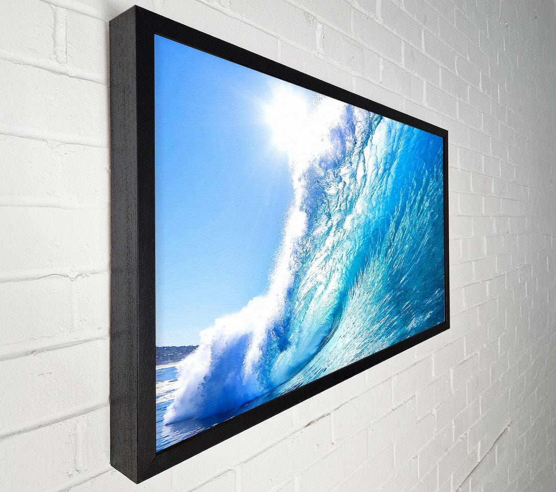  A Canvas Print of Crystal Ocean Wave Canvas Wall Art