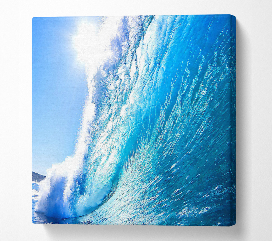  A Canvas Print of Crystal Ocean Wave Canvas Wall Art