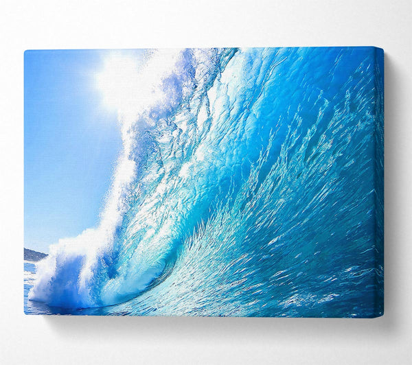  A Canvas Print of Crystal Ocean Wave Canvas Wall Art