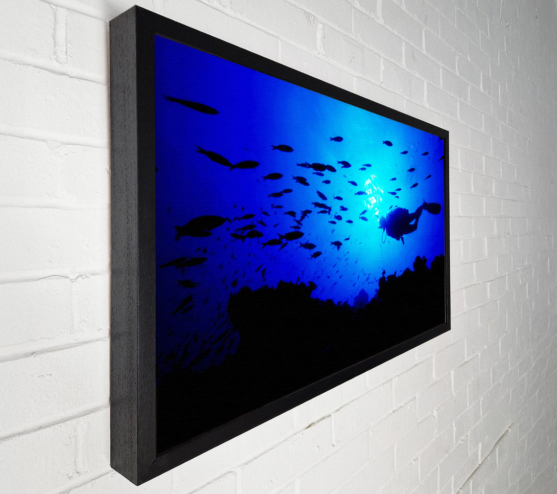  A Canvas Print of Divers City Canvas Wall Art