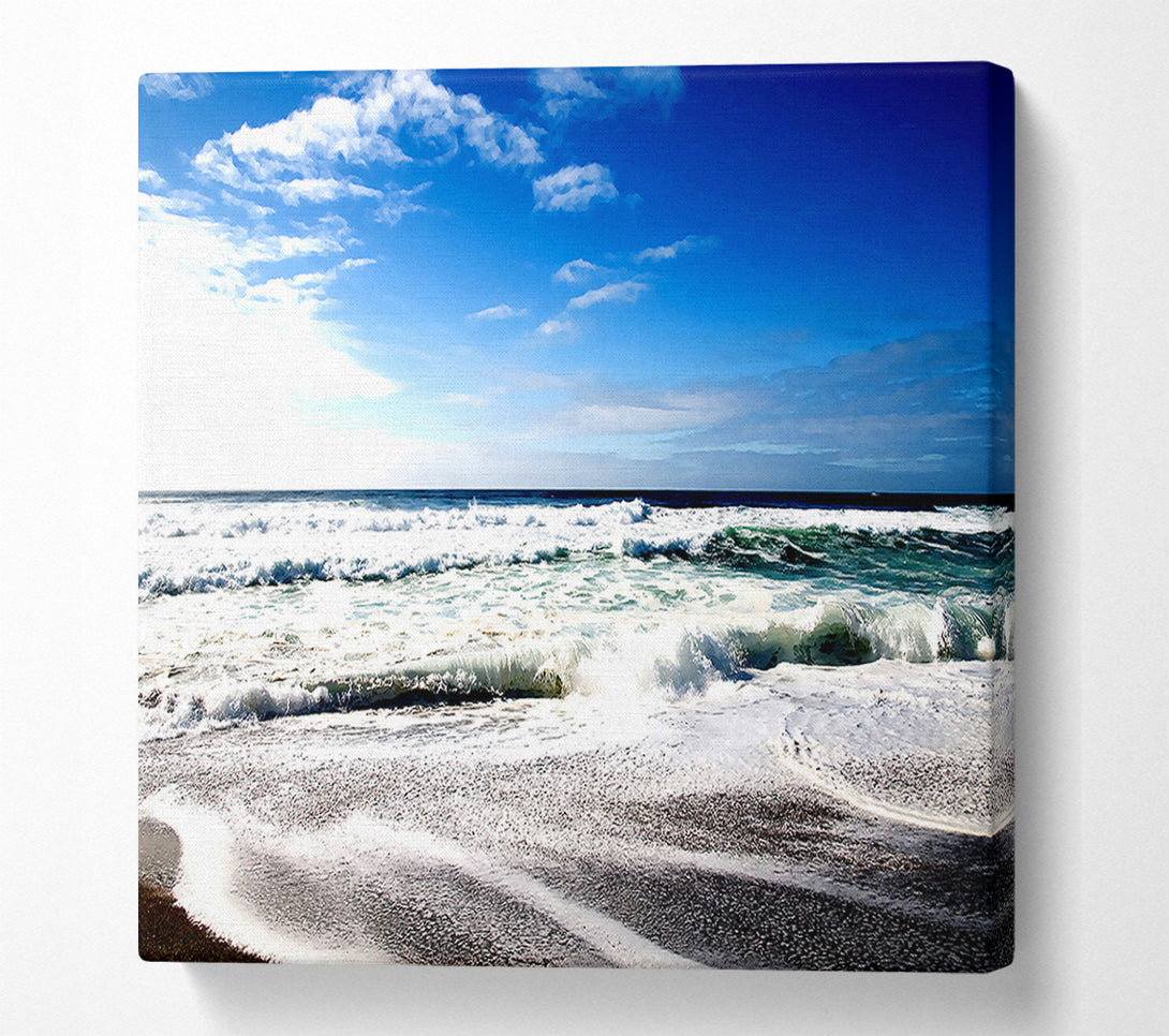  A Canvas Print of Cool Beach Canvas Print