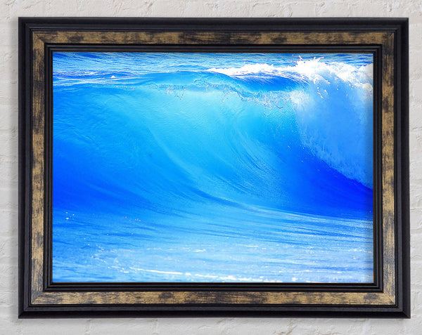 Blue Wave Framed Print