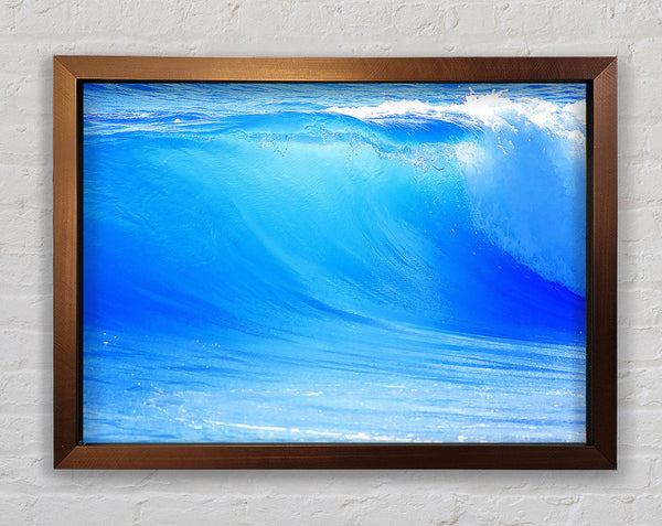Blue Wave Framed Print
