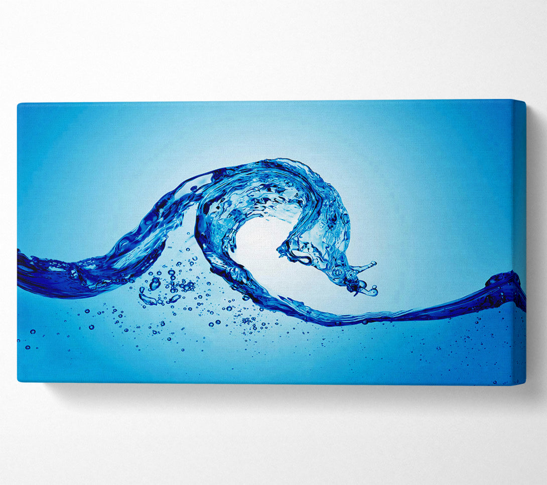  A Canvas Print of Blue Water Wave Canvas Print