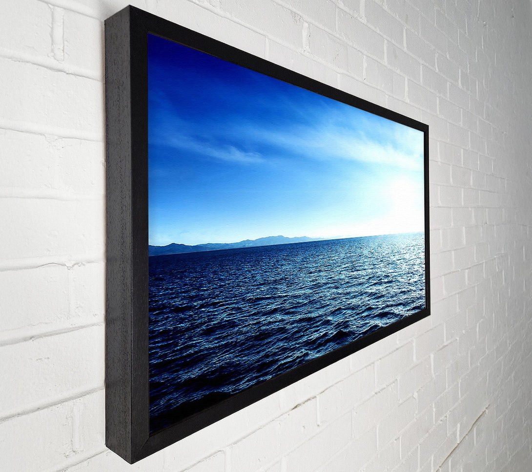  A Canvas Print of Blue Sea Canvas Wall Art