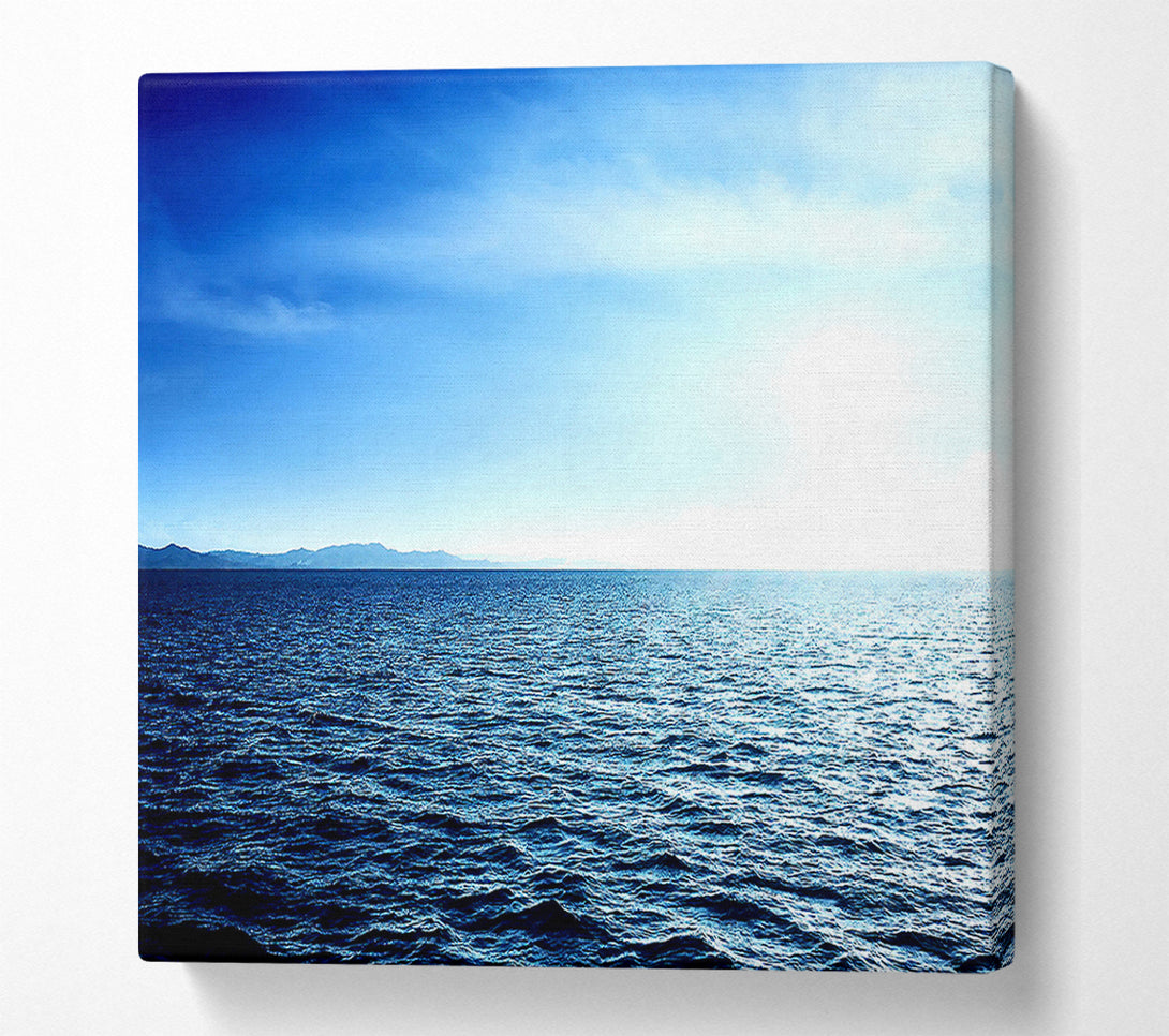  A Canvas Print of Blue Sea Canvas Wall Art