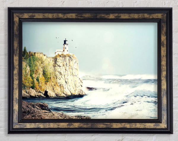 Beautiful Lighthouse Framed Print