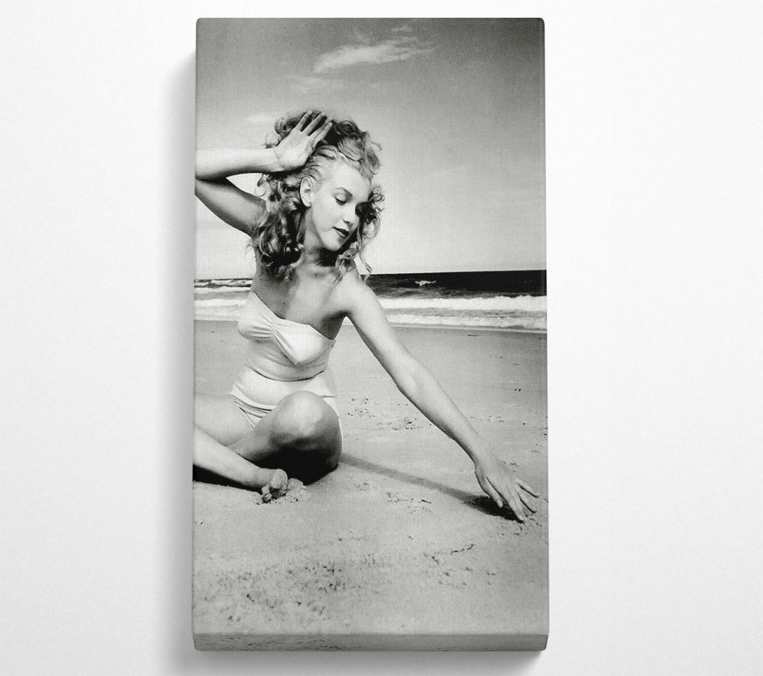  A Canvas Print of Rita Heyworth B n W Canvas Art