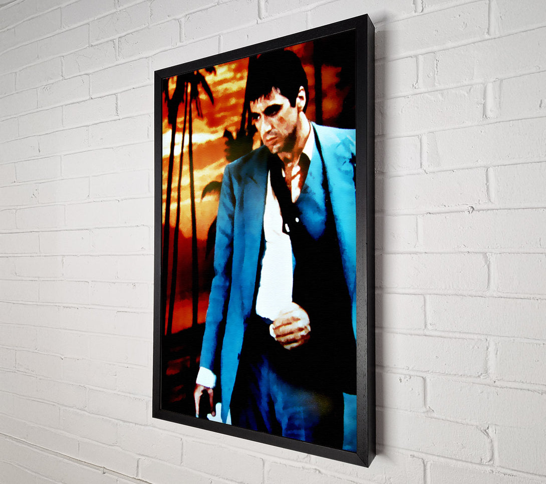  A Canvas Print of Al Pacino Scarface 03 Canvas Wall Art