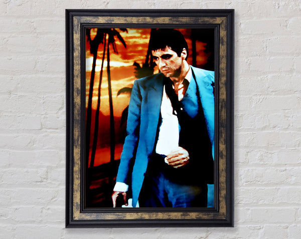 Al Pacino Scarface 03 Framed Print