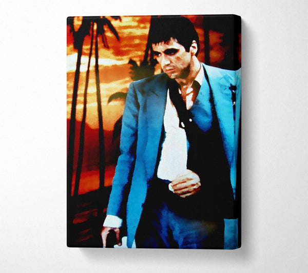 A Canvas Print of Al Pacino Scarface 03 Canvas Wall Art